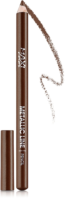 Eyeliner - Maxi Color Metallic Line Pencil — photo N2