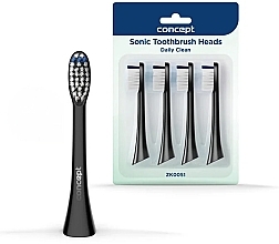 Fragrances, Perfumes, Cosmetics Toothbrush Heads, ZK0051, black - Concept Sonic Toothbrush Heads Daily Clean