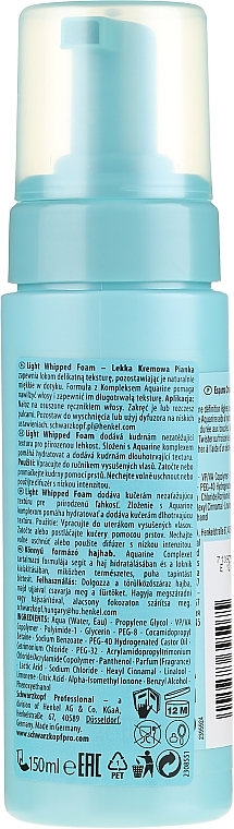 Light Whipped Foam for Curly Hair - Schwarzkopf Professional Mad About Curls Light Whipped Foam — photo N2