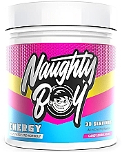 Fragrances, Perfumes, Cosmetics Pre-Workout Dietary Supplement - Bubblegum Flavour - Naughty Boy Energy Pre-Workout