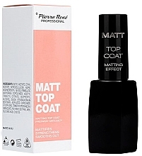 Mattifying Top Coat - Pierre Rene Matt Top Coat Matting Effect — photo N1
