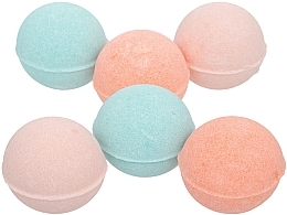 Bath Bomb Set, 6 pcs - Technic Cosmetics Vintage Cherry Blossom Bath Fizzer Collection — photo N2