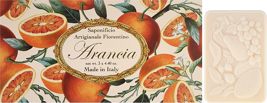 Toilet Soap Set "Orange" - Saponificio Artigianale Fiorentino Orange — photo N1