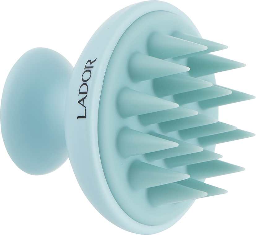 Hair Washing Brush, turquoise - Lador Dermatical Shampoo Brush — photo N1