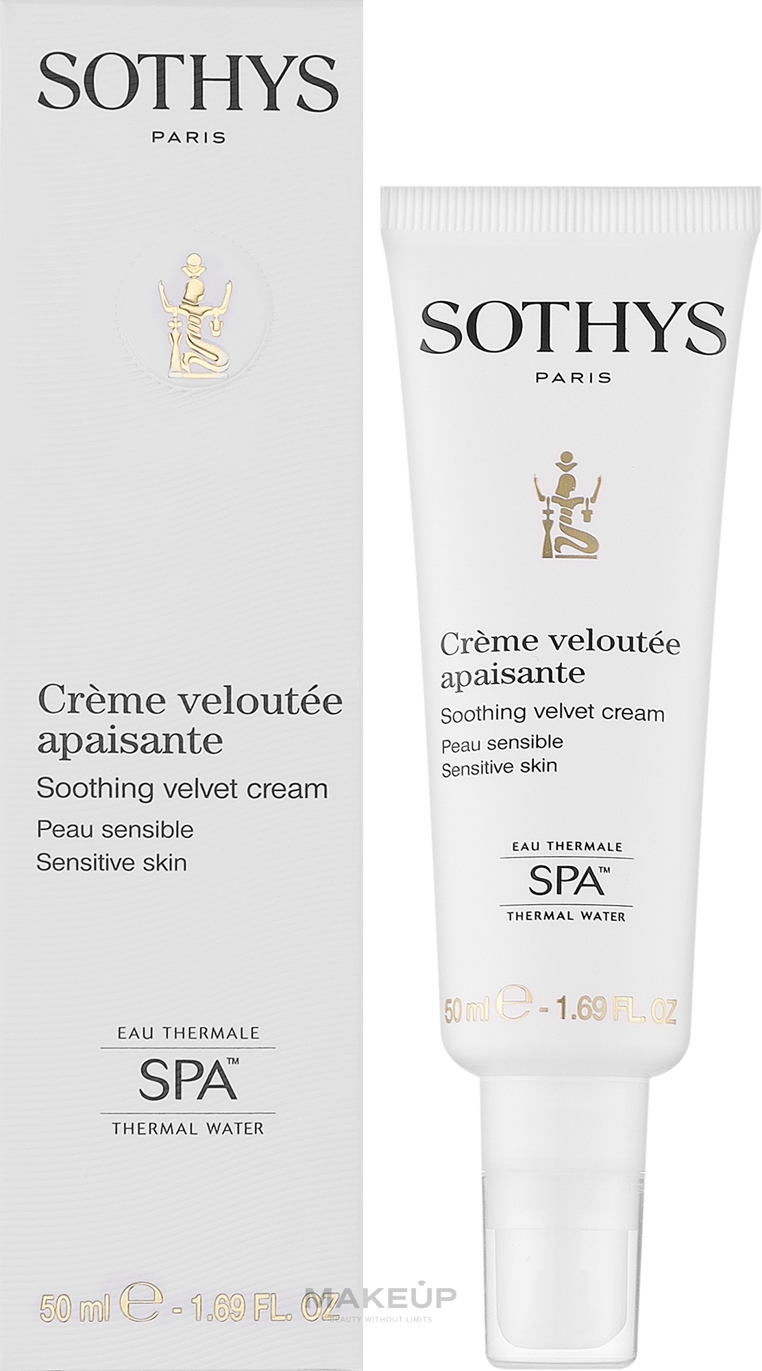 Smoothing Face Cream - Sothys Soothing Velvet Cream  — photo 50 ml