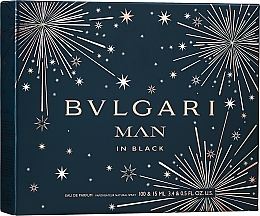 Bvlgari Man In Black - Set (edp/100ml + edp/15ml) — photo N1