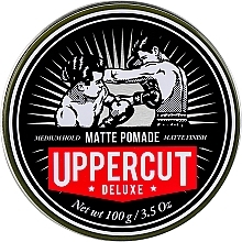 Fragrances, Perfumes, Cosmetics Medium Hold Matte Hair Pomade - Uppercut Deluxe Barbers Collection Matt Pomade