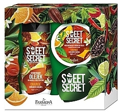 Fragrances, Perfumes, Cosmetics Set "Orange" - Farmona Tutti Frutti Sweet Secret (oil/300ml + b/cr/200g)