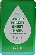 Fragrances, Perfumes, Cosmetics Soothing Face Sheet Mask - Laneige Water Pocket Sheet Mask Skin Relief