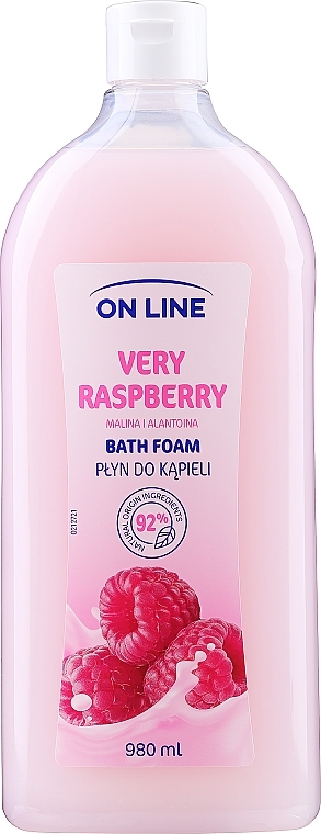 Raspberry Bath Foam - On Line Bath Foam Very Raspberry — photo N1