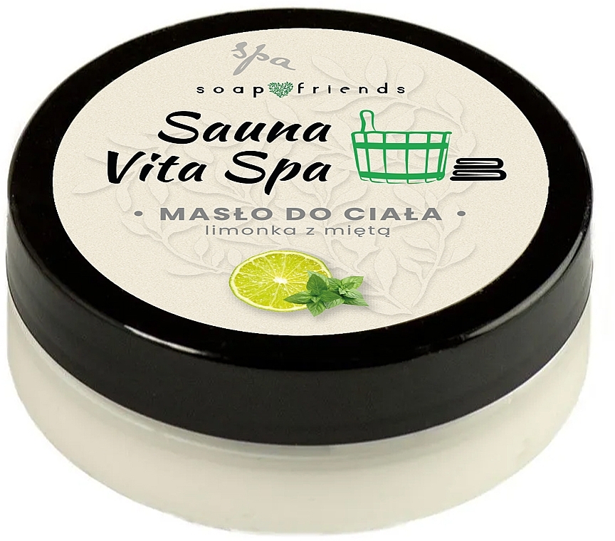 Lime & Mint Body Butter - Soap & Friends Sauna Vita Spa — photo N1