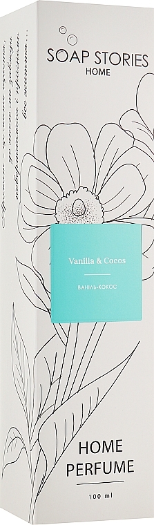 Vanilla & Coconut Reed Diffuser - Soap Stories Vanilla & Coconut — photo N1