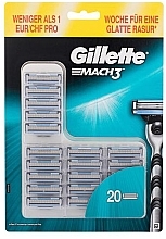 Fragrances, Perfumes, Cosmetics Replaceable Shaving Blades, 20pcs - Gillette Mach3