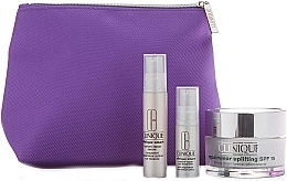 Fragrances, Perfumes, Cosmetics Set - Clinique Repairwear (f/cr/50ml + treatment/5ml + serum/15ml + bag)