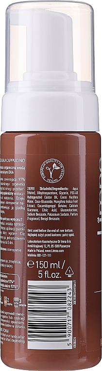 Self-Tanning Body Foam - Lirene Cappucino Self Tanning Foam — photo N2