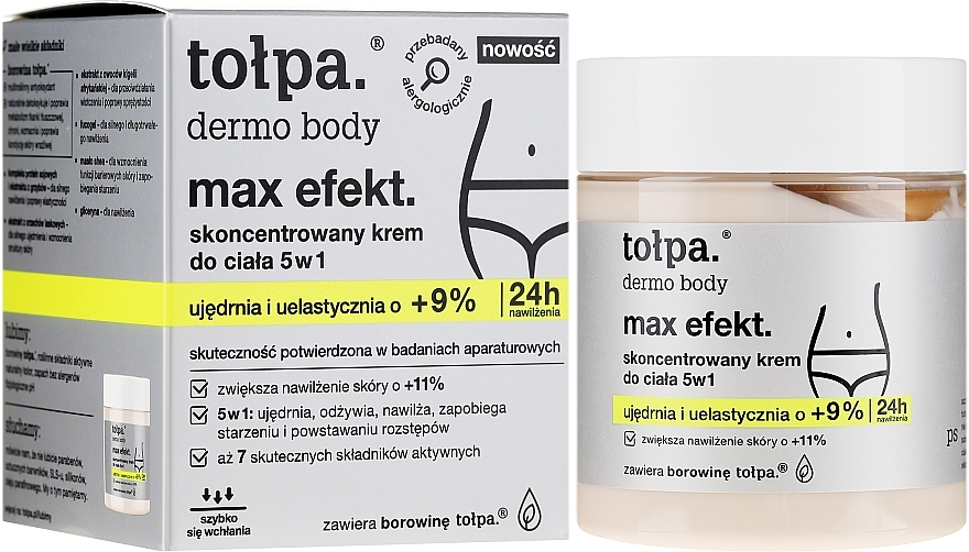 Concentrated Body Cream 5in1 - Tolpa Dermo Body Max Efekt — photo N1