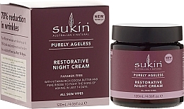 Anti-Aging Night face Cream - Sukin Purely Ageless Restorative Night Cream — photo N1