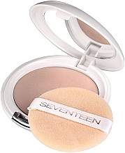 Fragrances, Perfumes, Cosmetics Compact Powder with Mirror - Seventeen Natural Silky Compact Powder