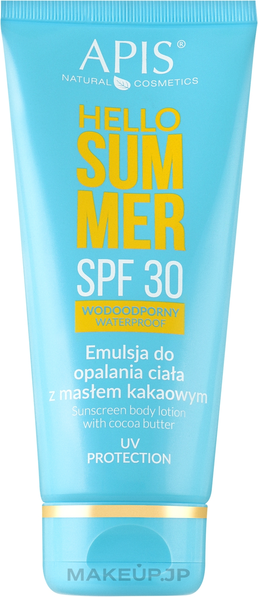 Tanning Body Lotion with Cocoa Butter SPF30 - APIS Hello Summer — photo 200 ml