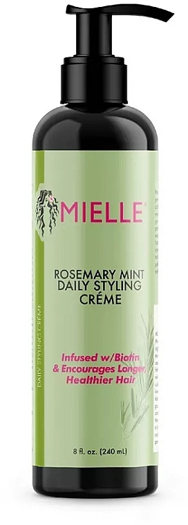 Hair Styling Cream - Mielle Organics Rosemary Mint Daily Styling Creme — photo N1