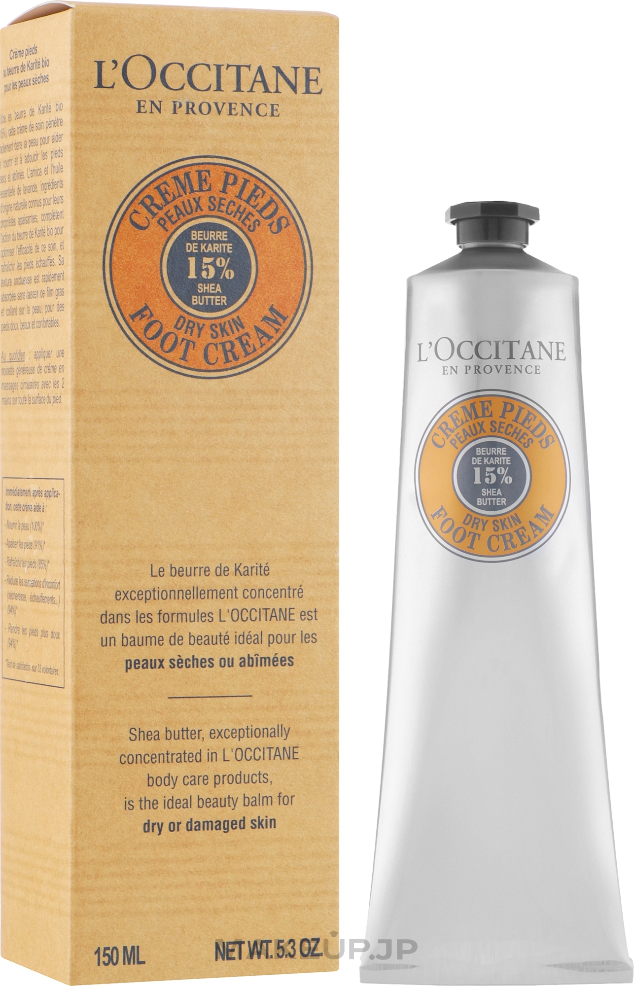 Foot Cream "Shea" - L'Occitane Shea Butter Foot Cream — photo 150 ml