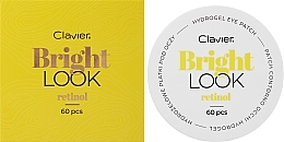 Hydrogel Eye Patches with Retinol - Clavier Bright Look Retinol Hydrogel Eye Patch — photo N2