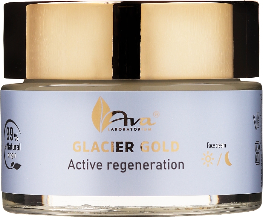 Revitalising Face Cream - AVA Laboratorium Glacier Gold Regeneration Face Cream — photo N2