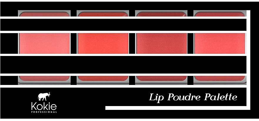Kokie Professional Lip Poudre Lip Palette - Lipstick Palette — photo N1