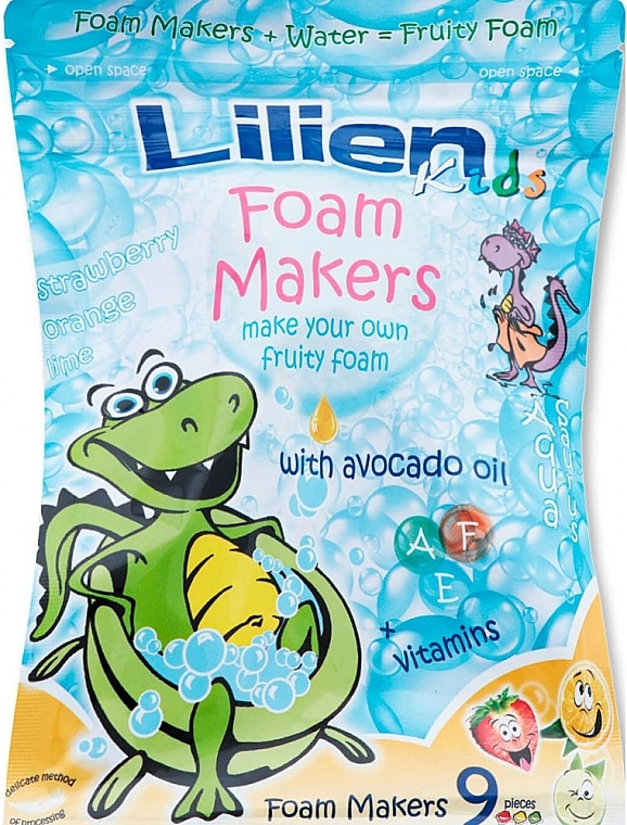Kids Bath Foam in Capsules - Lilien Kids Foam Makers — photo N2