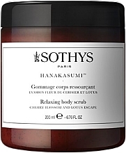 Fragrances, Perfumes, Cosmetics Cherry Blossom & Lotus Body Scrub - Sothys Relaxing Body Scrub (jar)