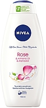 Fragrances, Perfumes, Cosmetics Shower Care Gel with Almond Oil "Cream & Rose" - Nivea Rose Shower Gel