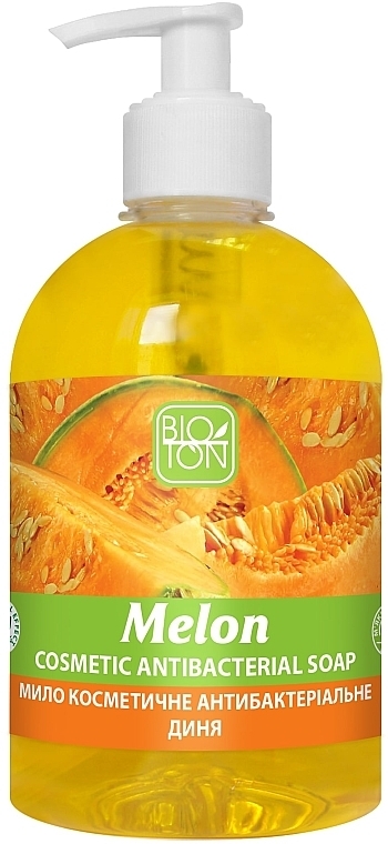 Antibacterial Melon Soap - Bioton Cosmetics Melon Liquid Soap — photo N1