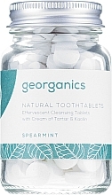 Tooth Cleansing Tablets "Spearmint" - Georganics Natural Toothtablets Spearmint — photo N2