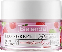 Raspberry Face Cream - Bielenda Eco Sorbet Moisturizing & Soothing Face Cream — photo N2