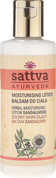 Body Lotion - Sattva Herbal Moisturising Lotion Sandalwood — photo N1