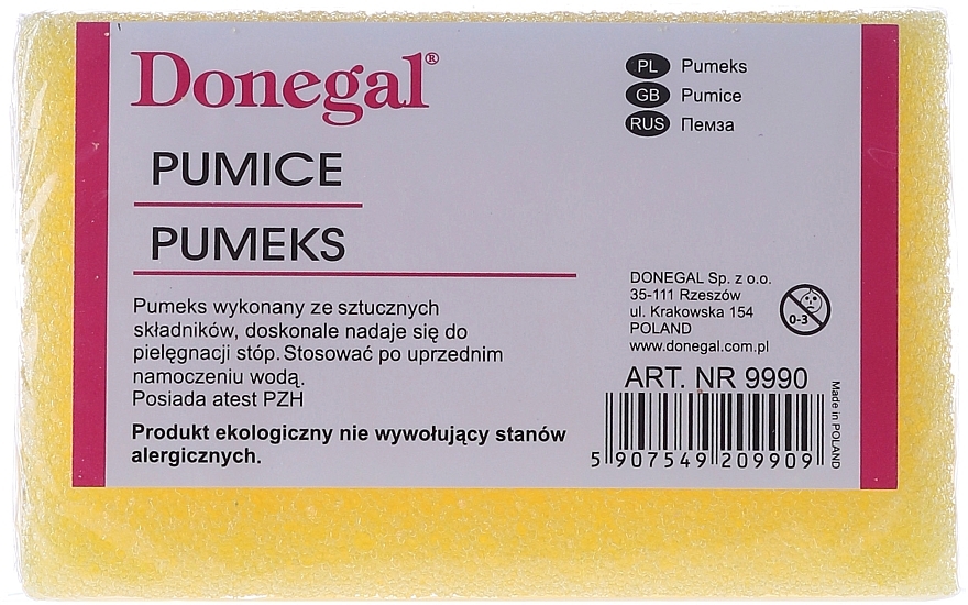 Heel Pumice, 9990, yellow - Donegal — photo N1
