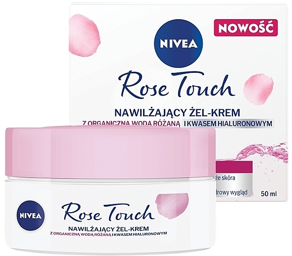 Moisturizing Gel Cream - Nivea Rose Touch — photo N8