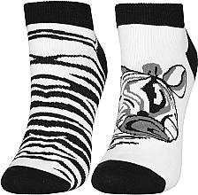 Fragrances, Perfumes, Cosmetics Women's Socks, CSD240-076, Zebra - Moraj