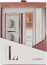 Fragrances, Perfumes, Cosmetics Lola's Lashes Rose Quartz Hybrid Magnetic Lash & Liner Kit (eyeliner/3ml + remover/2,5ml + eyelashes/2pcs) - Set