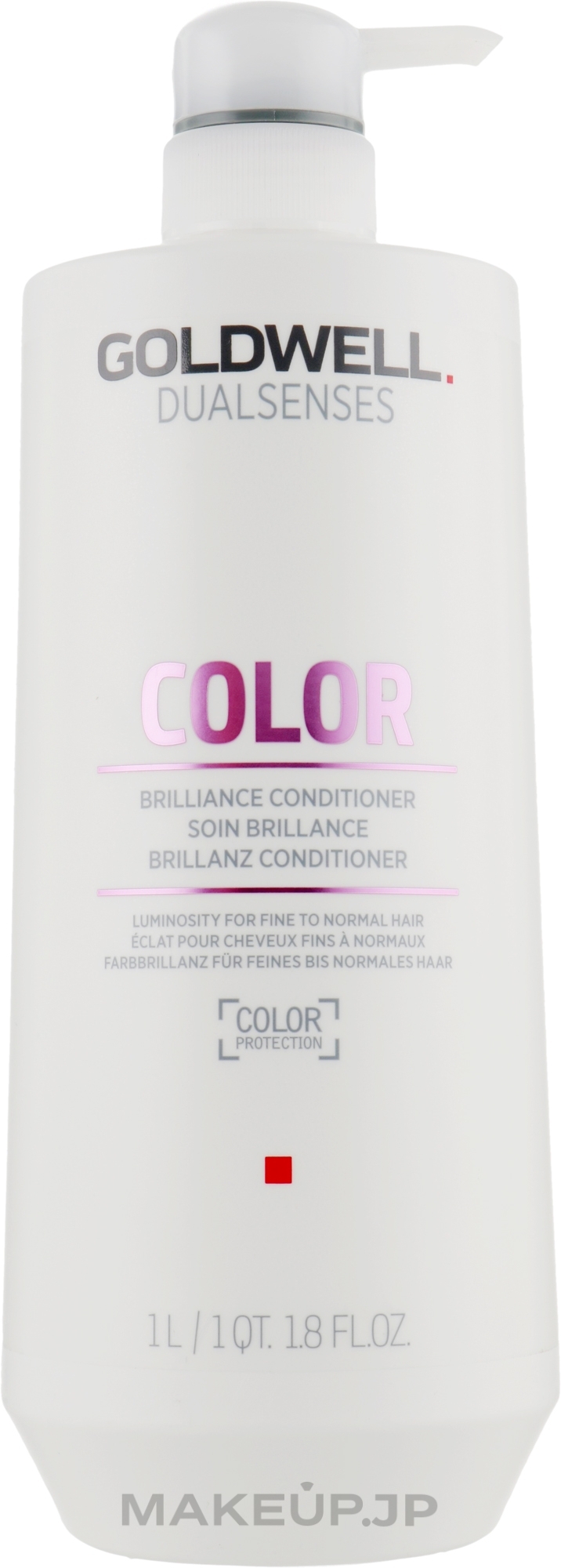 Shine Colored Hair Conditioner - Goldwell Dualsenses Color Brilliance Conditioner — photo 1000 ml