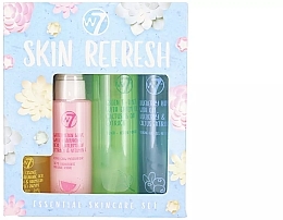 Fragrances, Perfumes, Cosmetics Set - W7 Skin Fresh (serum/30ml + cr/60ml + toner/120ml + gel/120ml)