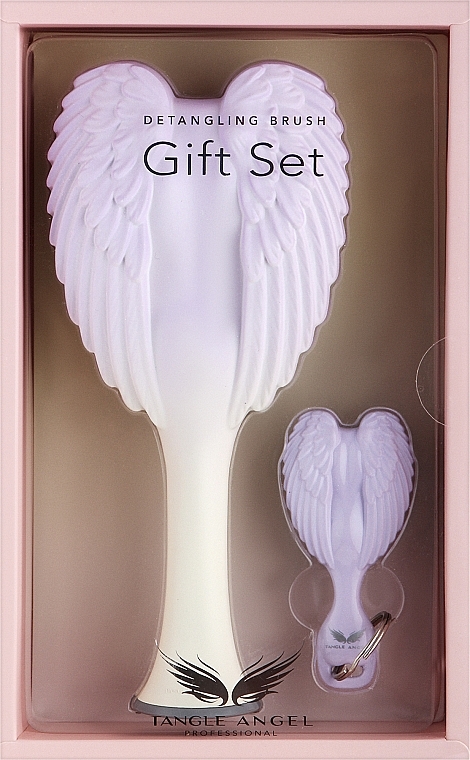 Gift Set, milk-purple - Tangle Angel Limited Edition Gift Set (brush/1pc + brush/mini/1pc) — photo N1