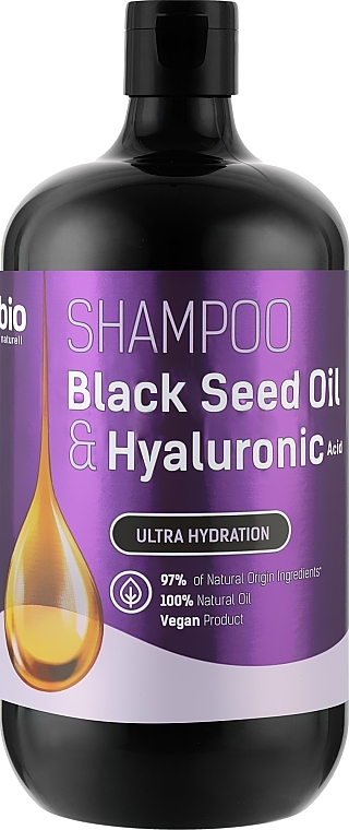 Black Seed Oil & Hyaluronic Acid Shampoo - Bio Naturell Shampoo — photo N2