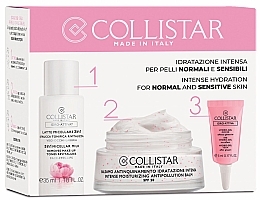 Fragrances, Perfumes, Cosmetics Set - Collistar Idro Attiva Intense Moisturizing (balm/30ml + milk/35ml + eye/gel/5ml)