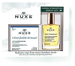 Fragrances, Perfumes, Cosmetics Set - Nuxe Creme Fraiche De Beaute Normal Skin (cr/50ml + oil/30ml)