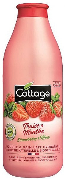 Shower Gel - Cottage Strawberry&Mint Shower Gel — photo N1