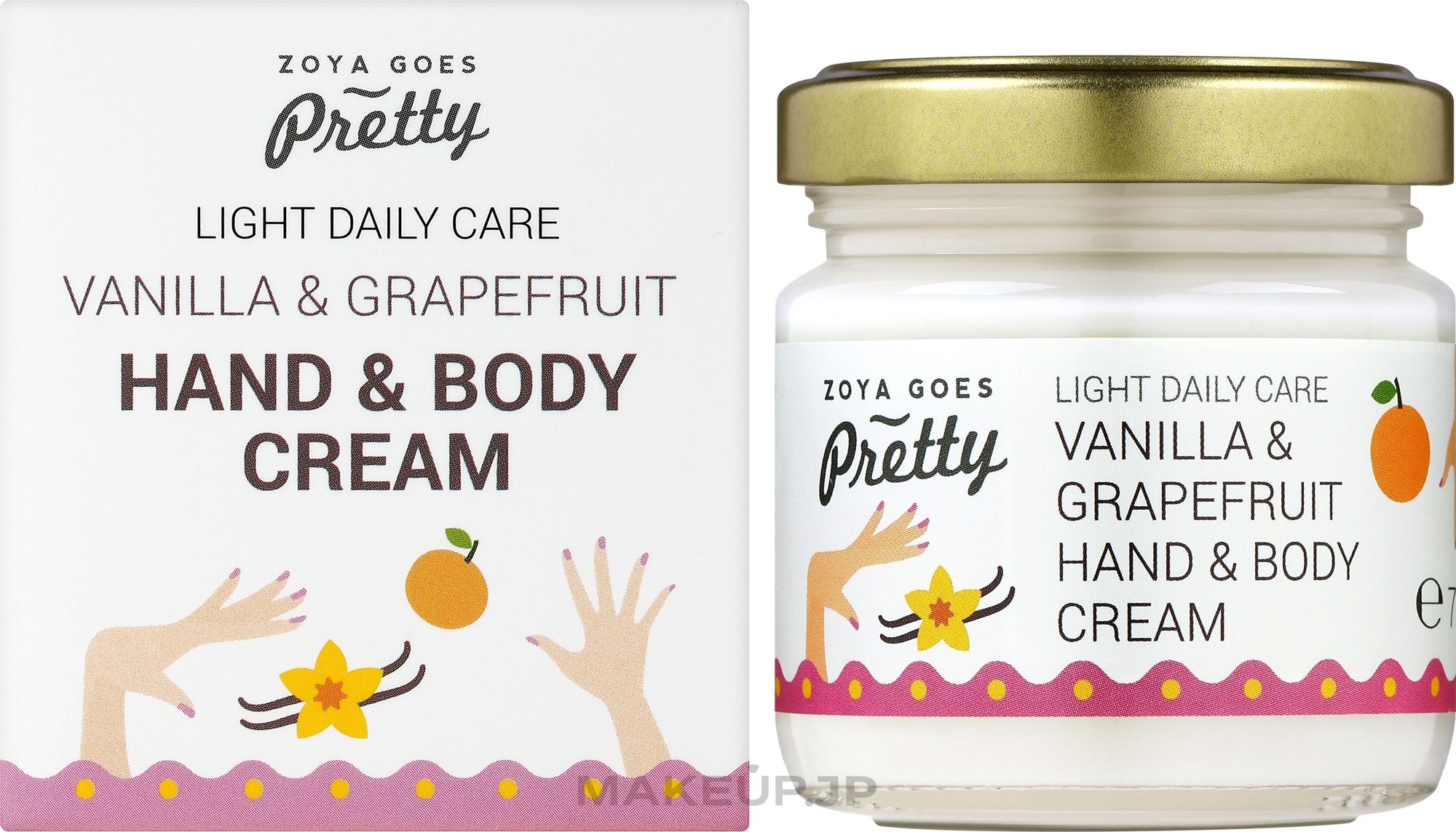 Hand Cream - Zoya Goes Pretty Vanilla & Grapefruit Hand Cream — photo 70 g