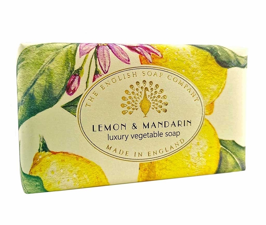 Lemon & Mandarin Soap - The English Soap Company Vintage Collection Lemon and Mandarin Soap — photo N1