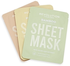 Mask Kit for Dry Skin - Revolution Skincare Dry Skin Biodegradable Sheet Mask (f/mask/3pcs) — photo N1