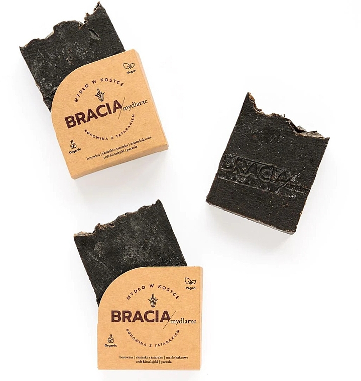 Antibacterial Solid Soap with Mud & Calamus - Bracia Mydlarze Solid Soap Mud & Calamus — photo N3